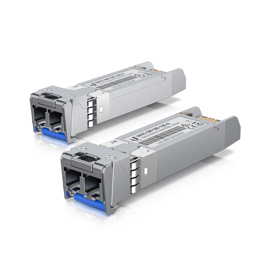 Ubiquiti 10Gbps modulo ottico monomodale, 2-Pack