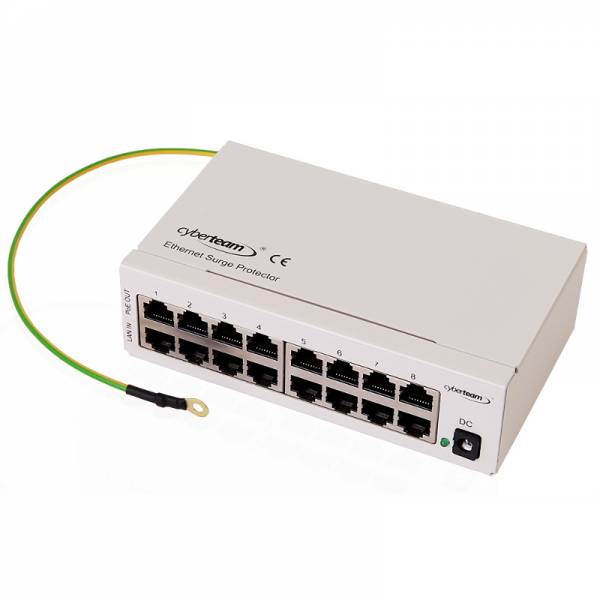 Protezione contro le sovratensioni Ethernet 8P PoE Desktop