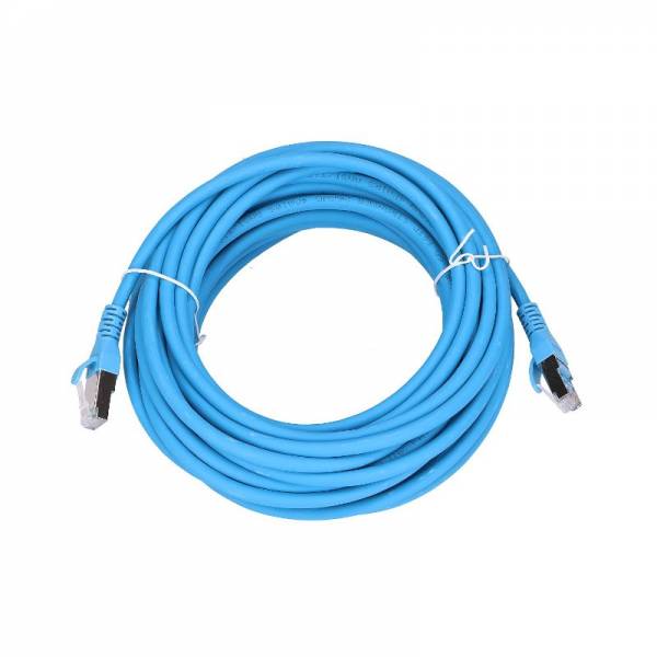 Cavo patch Cat6A 10m blu