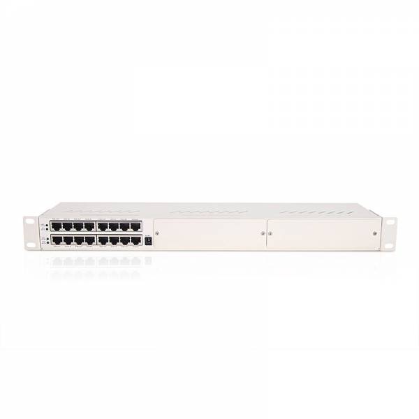 Protezione contro le sovratensioni Ethernet 8P PoE 1U Gigabit 802.3af/at