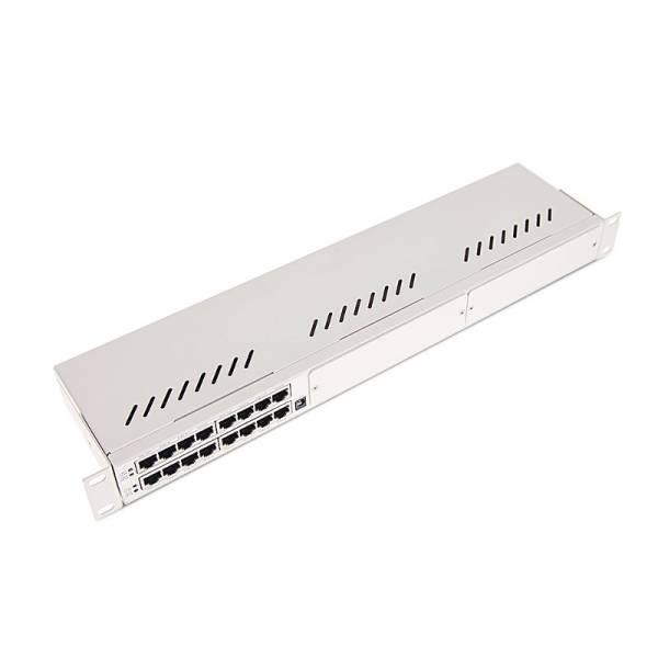 Protezione contro le sovratensioni Ethernet 8P PoE 1U Gigabit 802.3af/at