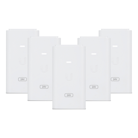 Ubiquiti Adattatore di alimentazione Gigabit POE-24-12W 5-Pack