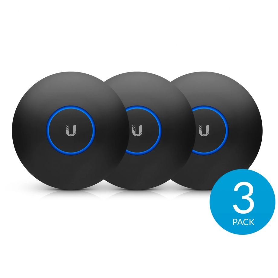 Ubiquiti Cover decorativa per U6+ e nanoHD, nero 3-pack