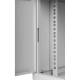 Armadio rack 19" 6U, 450mm, porta in vetro, grigio