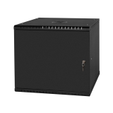 Armadio rack 19" 9U, 450mm, porta piena, nero