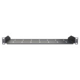 Scaffale rack 19" 1U, 170mm, Nero