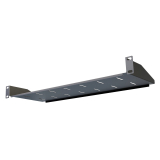 Scaffale rack 19" 1U, 170mm, Nero