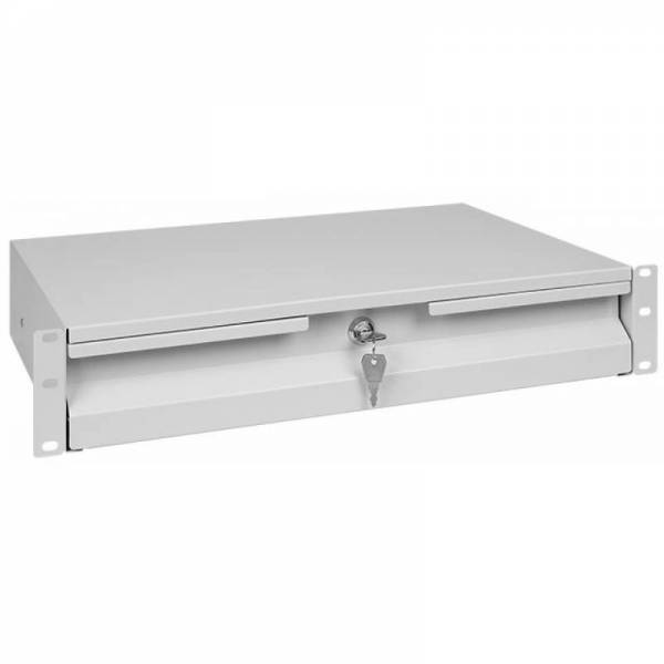 Cassetto rack 19" 2U, Grigio