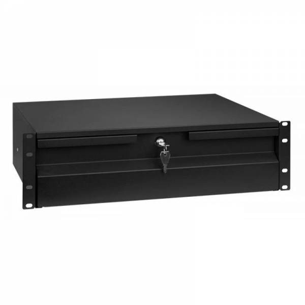 Cassetto rack 19" 3U, Nero