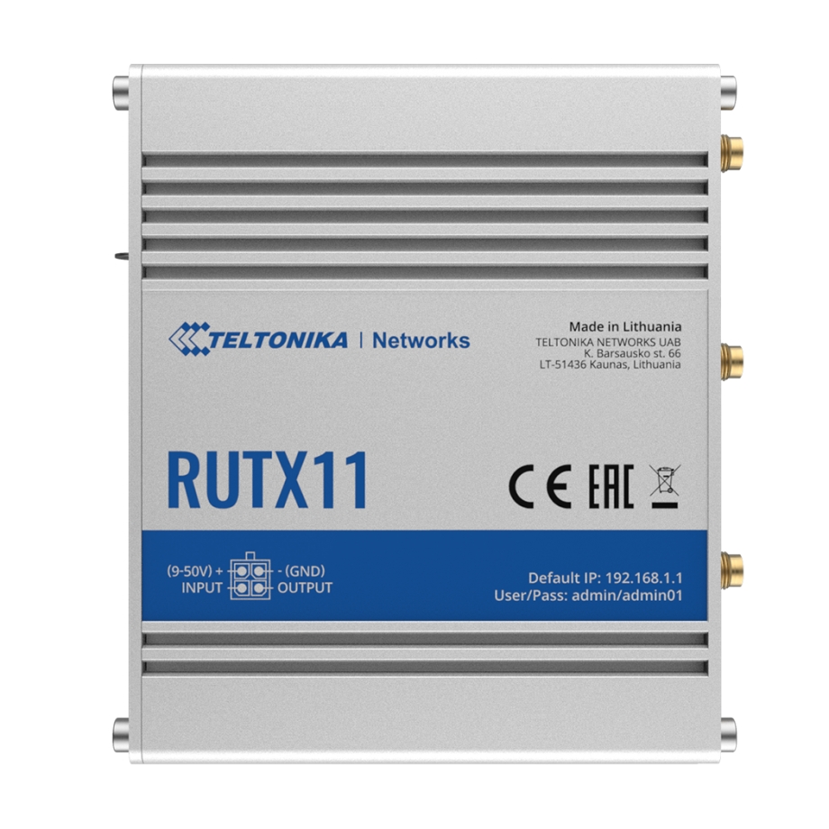 Teltonika RUTX11 Router WiFi LTE Cat6