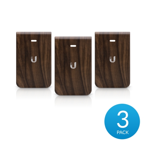 Ubiquiti Coperture per In-Wall HD, legno 3-pack