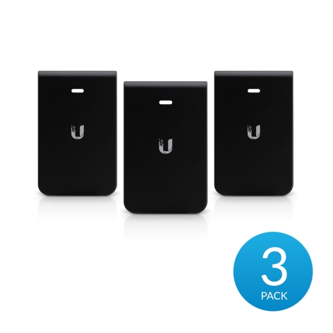 Ubiquiti Coperture per In-Wall HD, nero 3-pack