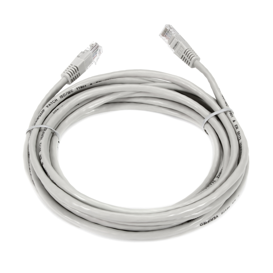 Cavo patch Cat5e 5m grigio