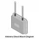 Alfa 2.4/5GHz Omni Antenna Esterna 7/9dBi N-Male