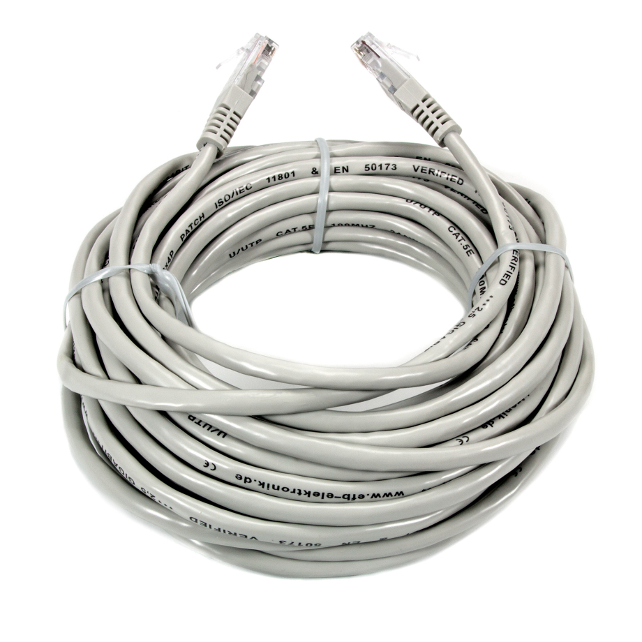 Cavo patch Cat5e 10m grigio