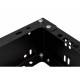 Supporto rack fissato al muro 19" 2U, 330mm, Nero