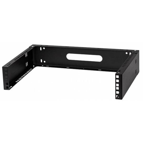 Supporto rack fissato al muro 19" 2U, 330mm, Nero