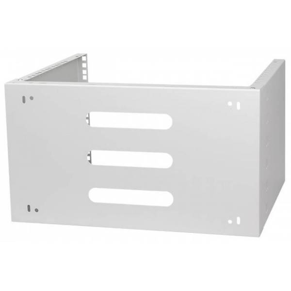 Supporto rack fissato al muro 19" 6U, 330mm, Grigio