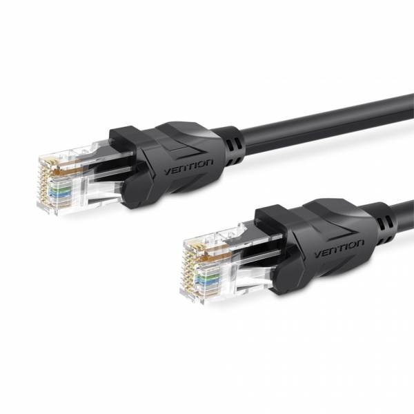 Cavo patch UTP Cat6 1m nero