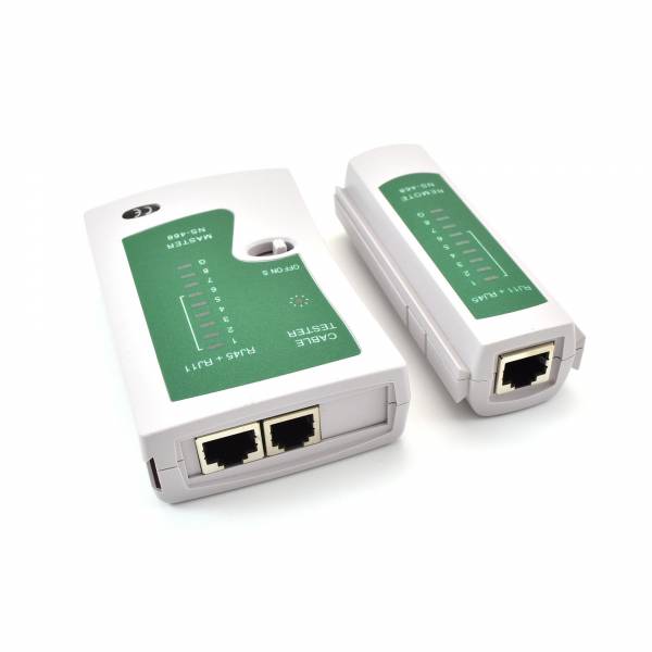 Tester per cavi di rete RJ11, RJ12, RJ45 UTP/FTP/STP