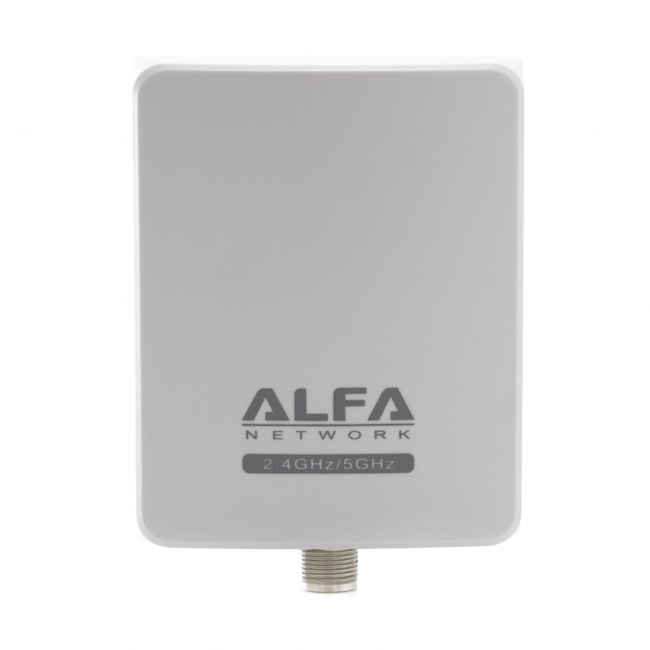 Alfa 2.4/5GHz Antenna esterna del pannello 8dBi N-Female