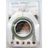 Alfa cavo di prolunga attivo 5m, Mini USB