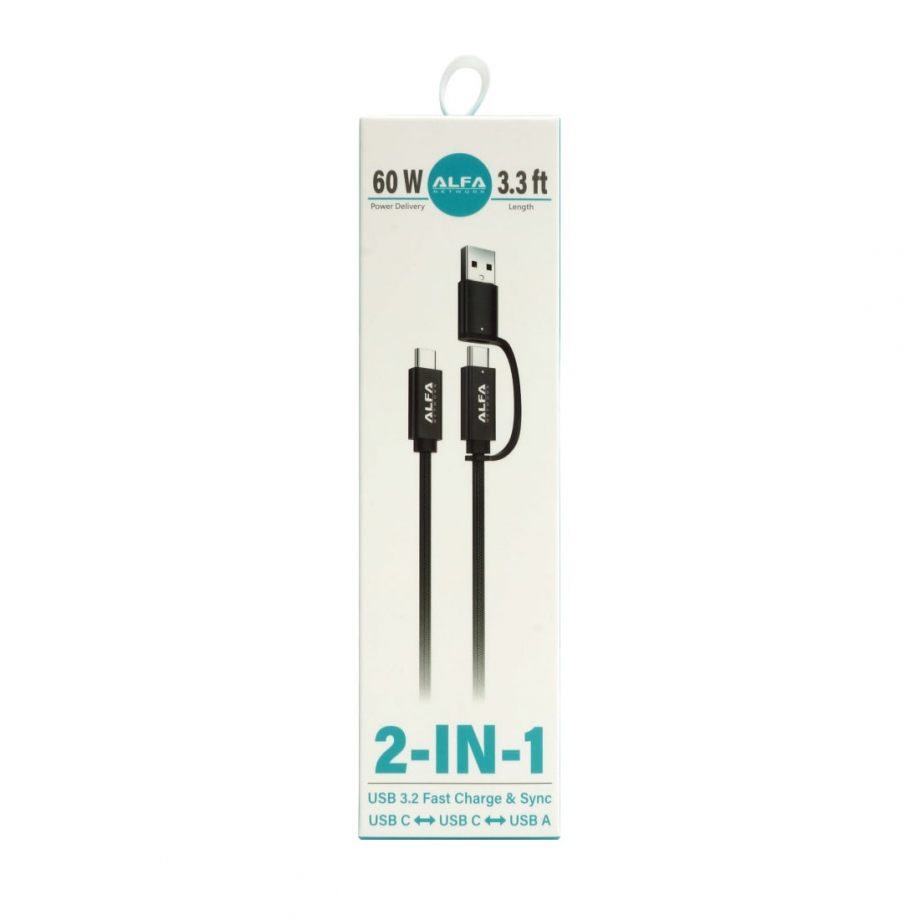 Alfa USB Cable 2-in-1