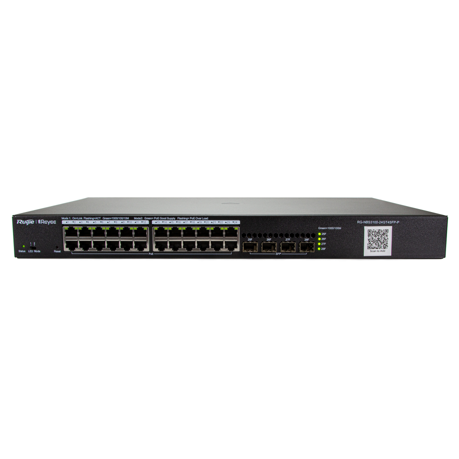 Reyee 28-Port Gigabit Layer 2 Managed PoE Switch