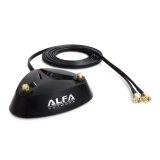 Alfa base magnetica per due antenne ARS-AS02T