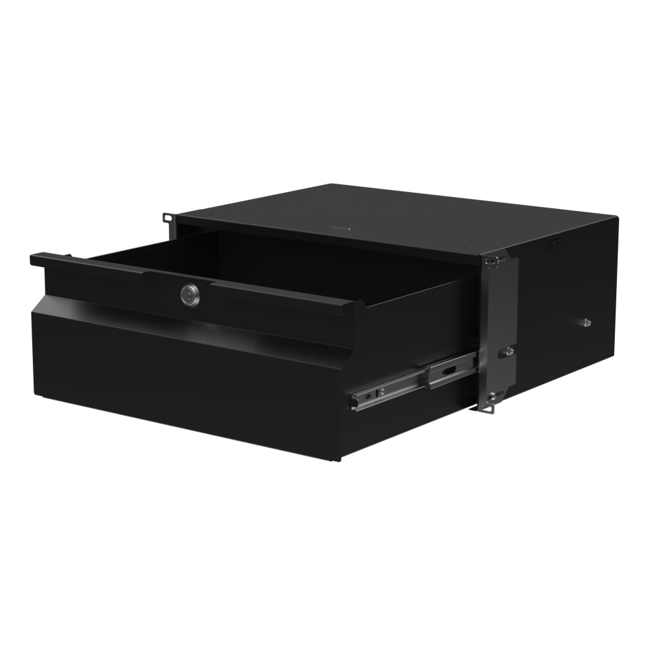 Cassetto rack 19" 4U, 320mm, Nero