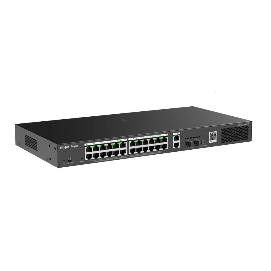 Reyee 28-Port Gigabit Smart Managed PoE Switch