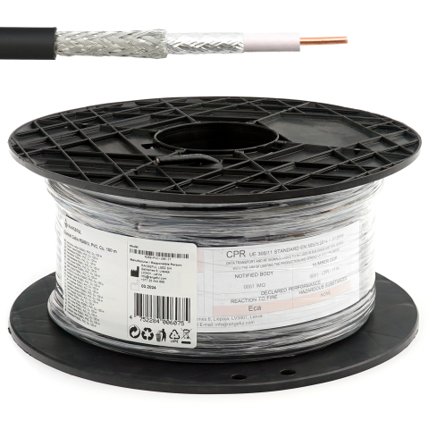 RG58U 100m cavo coassiale a bassa perdita 50 Ohm