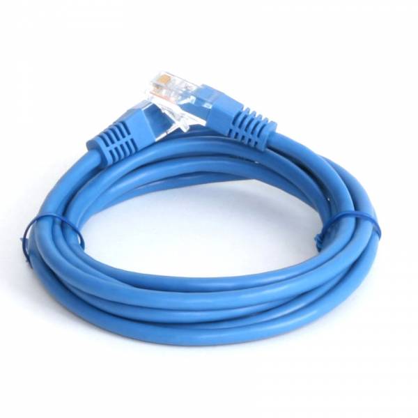 Cavo patch Cat5e 3m blu