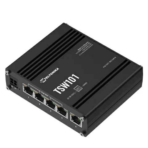 Teltonika TSW101 Switch PoE+ automobilistico